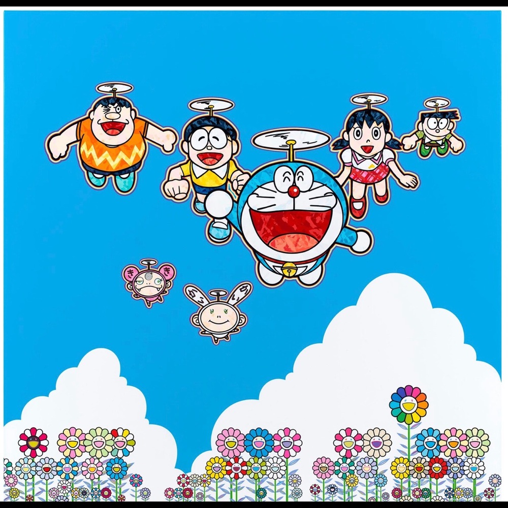 - Takashi Murakami Doraemon Plush - Picture 2 of 5